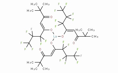 Tris(6,6,7,7,8,8,8-heptafluoro-2,2-dimethyl-3,5-octanedionate)lanthanum(III)