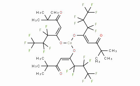 SC10972 | 172424-98-5 | Tris(6,6,7,7,8,8,8-heptafluoro-2,2-dimethyl-3,5-octanedionate)cerium(III)