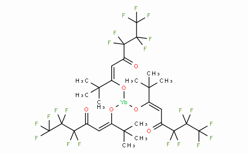 SC11049 | 18323-96-1 | Tris(6,6,7,7,8,8,8-heptafluoro-2,2-dimethyl-3,5-octanedionate)ytterbium(III)