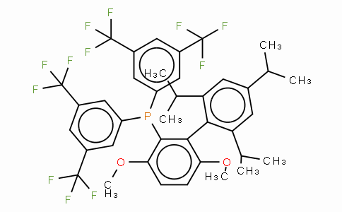 2-Di[3,5-bis(trifluoromethyl)phenylphosphino]-3,6-dimethoxy-2'-4'-6'-tri-i-propyl-1,1'-biphenyl, min.