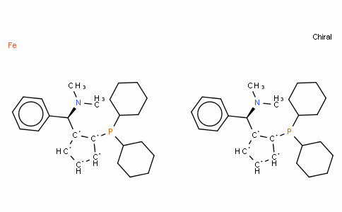 (S,S)-(+)-2,2'-Bis[(R)-(N,N-dimethylamino)(phenyl)methyl]-1,1'-bis(dicyclohexylphosphino)ferrocene