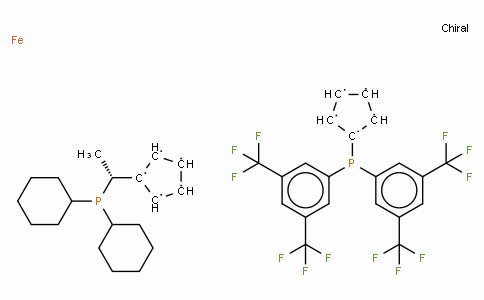 SC11410 | 292638-88-1 | (R)-(-)-1-{(S)-2-[Bis(3,5-di-trifluoromethylphenyl)phosphino]ferrocenyl}ethyldicyclohexylphosphine