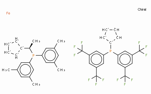SC11411 | 166172-63-0 | (R)-(-)-1-{(S)-2-[Bis(3,5-di-trifluoromethylphenyl)phosphino]ferrocenyl}ethyldi-3,5-xylylphosphine