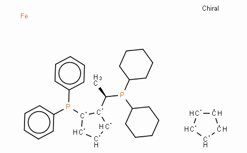 SC11457 | 155806-35-2 | (R)-(-)-1-[(S)-2-(Diphenylphosphino)ferrocenyl]ethyldicyclohexylphosphine ethanol adduct