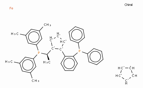 (R)-(+)-1-[(R)-2-(2'-Diphenylphosphinophenyl)ferrocenyl]ethyldi(3,5-xylyl)phosphine