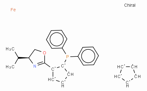 SC11491 | 163169-29-7 | (S,S)-[2-(4'-i-Propyloxazolin-2'-yl)ferrocenyldiphenylphosphine