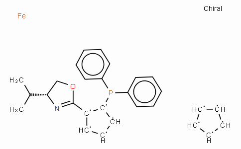 SC11493 | 541540-70-9 | (R,R)-[2-(4'-i-Propyloxazolin-2'-yl)ferrocenyl]diphenylphosphine