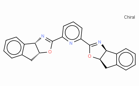 (-)-2,6-Bis[2-{3aS-(2(3'aR*,8'aS*),3aα,8aα)-3a,8a-dihydro-8H-indeno[1,2-d]oxazole}]pyridine