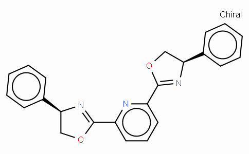SC11777 | 128249-70-7 | (+)-2,6-Bis[(4R)-4-phenyl-2-oxazolin-2-yl]pyridine