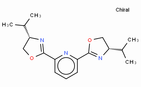 SC11781 | 131864-67-0 | (+)-2,6-Bis[(4R)-4-(i-propyl)-2-oxazolin-2-yl]pyridine