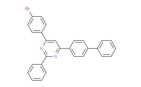 4-([1,1'-Biphenyl]-4-YL)-6-(4-bromophenyl)-2-phenylpyrimidine