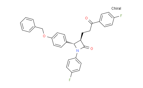 SC119768 | 190595-65-4 | (3R,4S)-4-[4-(芐氧基)苯基]-1-(4-氟苯基)-3-[3-(4-氟苯基)-3-氧代丙基]氮雜環丁烷-2-酮