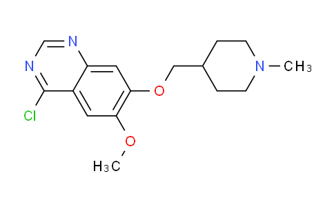 SC119772 | 264208-72-2 | 4-Chloro-6-methoxy-7-[(1-methylpiperidin-4-YL)methoxy]quinazoline