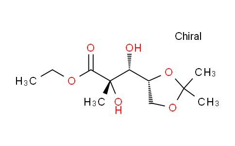 SC120121 | 93635-76-8 | Ethyl (2S,3R)-3-[(4R)-2,2-dimethyl-1,3-dioxolan-4-YL]-2,3-dihydroxy-2-methyl-propanoate