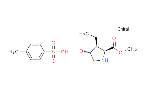 SC120126 | 1799733-43-9 | (2S,3S,4R) 3-乙基-4-羟基吡咯烷-2-甲酸甲酯对甲苯磺酸盐