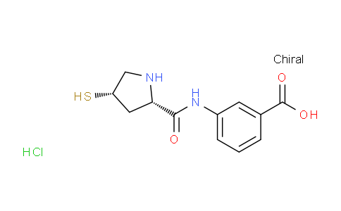 SC120433 | 219909-83-8 | 3-[(2S,4S)-4-Mercaptopyrrolidine-2-carboxamido]benzoic acid hydrochloride