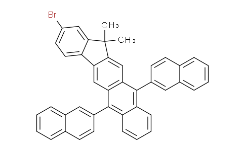 SC120500 | 1196107-75-1 | 2-Bromo-13,13-dimethyl-6,11-DI(2-naphthyl)-13H-indeno[1,2-B]anthr acene