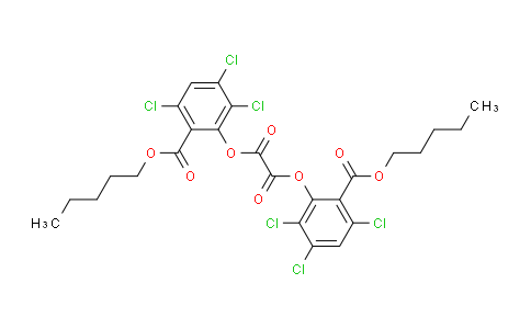 Bis(2-carbopentyloxy-3,5,6-trichloro-phenyl) oxal