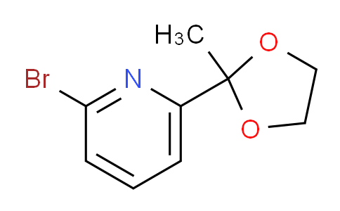 2-Bromo-6-(2-methyl-1,3-dioxolan-2-YL)pyridine