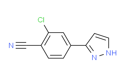 SC121037 | 1297537-37-1 | 2-氯-4-(1H-吡唑-3-基)苯甲腈