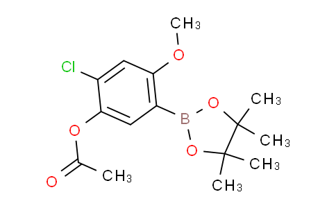 SC121248 | 2-Methoxy-4-chloro-5-acetoxybenzeneboronic acid pinacol ester