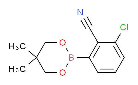 Benzonitrile,2-chloro-6-(5,5-dimethyl-1,3,2-dioxaborinan-2-YL)-