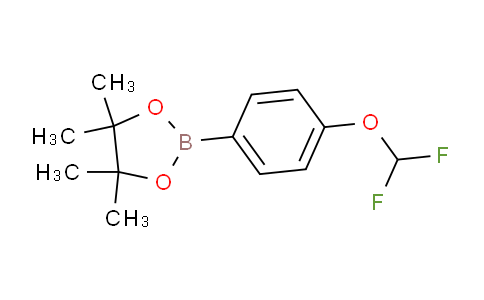 2-[4-(Difluoromethoxy)phenyl]-4,4,5,5-tetramethyl-1,3,2-dioxaborolane
