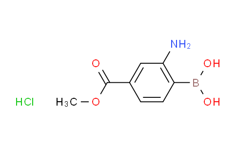 (2-Amino-4-methoxycarbonylphenyl)boronic acid, hydrochloride