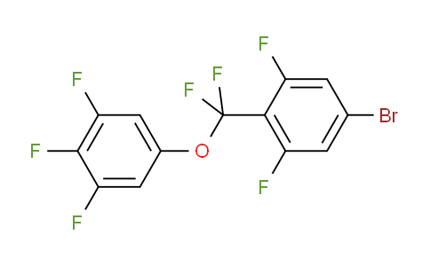 (4-Bromo-2,6-difluorophenyl)(difluoro)methyl 3,4,5-trifluorophenyl ether