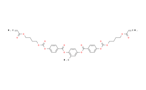 SC122019 | 187585-64-4 | 2-甲基-1,4-苯撑双(4-(((4-(丙烯酰氧)丁氧基)羰基)氧)苯甲酸酯)