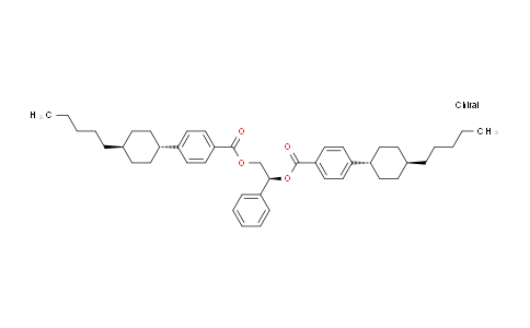 Benzoic acid, 4-(trans-4-pentylcyclohexyl)-, (1S)-1-phenyl-1,2-ethanediyl ester