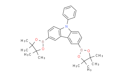 9-苯基-3,6-二(4,4,5,5-四甲基-1,3,2-二氧杂硼烷-2-基)-9氢-咔唑
