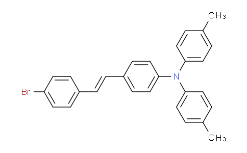 SC122221 | 101186-77-0 | 4-[2-(4-溴苯基)乙烯基]-N,N-二(4-甲基苯基)苯胺