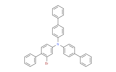 N,N-di(1,1'-biphenyl-4-YL)-2-bromo-[1,1-biphenyl]4-amine