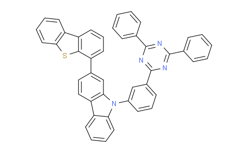 2-Dibenzothiophen-4-YL-9-[3-(4,6-diphenyl-[1,3,5]triazin-2-YL)-phenyl]-9H-carbazole