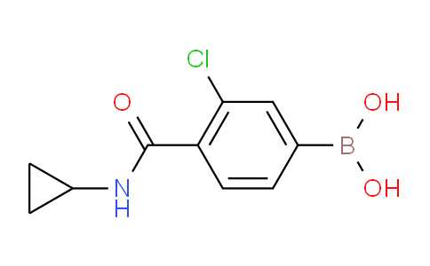 SC122743 | 850589-44-5 | [3-Chloro-4-(cyclopropylcarbamoyl)phenyl]boronic acid