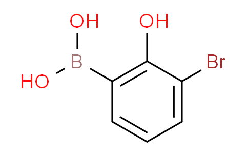 Benzeneboronic acid,3-bromo-2-hydroxy- (7CI)