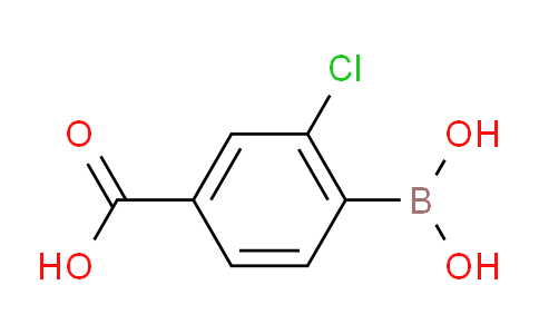 3-Chloro-4-(dihydroxyboranyl)benzoic acid