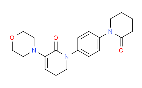 SC123384 | 545445-44-1 | 5,6-Dihydro-3-(4-morpholinyl)-1-[4-(2-oxo-1-piperidinyl)phenyl]-2(1H)-pyridinone