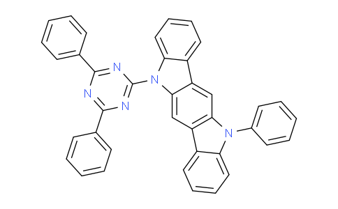 Indolo[3,2-B]carbazole, 5-(4,6-diphenyl-1,3,5-triazin-2-YL)-5,11-dihydro-11-phenyl-