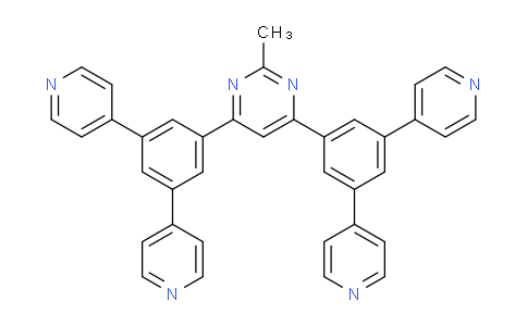 4,6-Bis(3,5-DI(pyridin-4-YL)phenyl)-2-methylpyrimidine