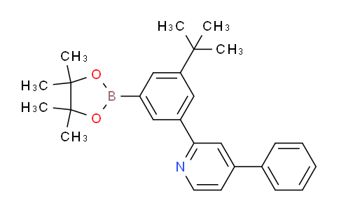 SC124194 | 2411987-38-5 | 2-[3-(1,1-二甲基乙基)-5-(4,4,5,5-四甲基-1,3,2-二氧硼烷-2-基）苯基]-4-苯基-吡啶