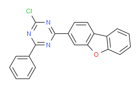 2-Chloro-4-(3-dibenzofuranyl)-6-phenyl-1,3,5-triazine