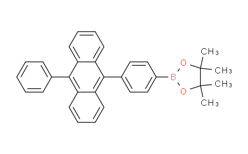 SC124209 | 1143576-84-4 | 4,4,5,5-四甲基-2-（4-（10-苯基蒽-9-基））苯基-1,3,2-二氧硼戊环