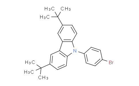 SC124565 | 601454-33-5 | 9-(4-Bromophenyl)-3,6-DI-tert-butyl-9H-carbazole