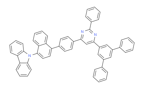 SC124751 | 9-{4-[4-(2-Phenyl-6-[1,1';3',1'']terphenyl-5'-YL-pyrimidin-4-YL)-phenyl]-naphthalen-1-YL}-9H-carbazole