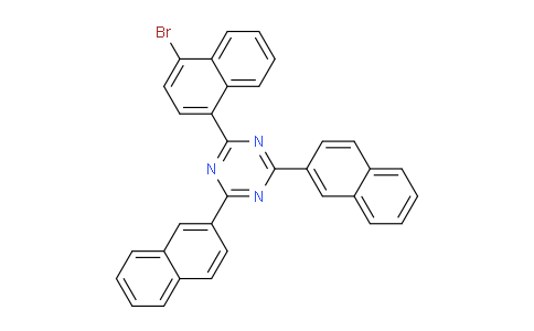 2-(4-Bromonaphthalen-1-YL)-4,6 -DI(naphthalen-2-YL)-1,3,5-tri azine