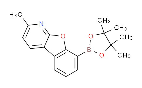 SC124843 | 1609374-04-0 | 2-Methyl-8-(4,4,5,5-tetramethyl-1,3,2-dioxaborolan-2-YL)benzofuro[2,3-B]pyridine