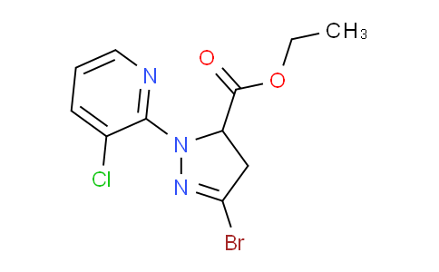 SC124901 | 500011-91-6 | Ethyl 1-(3-chloro-2-pyridinyl)-3-bromo-2-pyrazoline-5-carboxylate