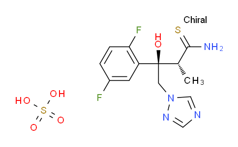 (2R,3R)-3-(2,5-二氟苯基)-3-羟基-2-甲基-4-[1H-(1,2,4)-三氮唑-1-基]硫代丁酰胺硫酸氢盐